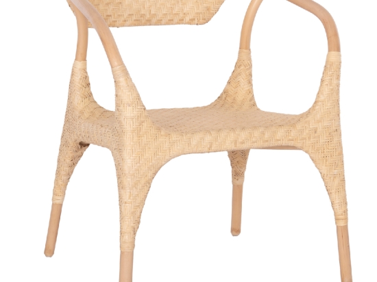 ΠΟΛΥΘΡΟΝΑ GABE ΕΣΩΤ.ΧΩΡΩΝ HM9956.01 ΦΥΣΙΚΟ RATTAN 62x60x79Υεκ.