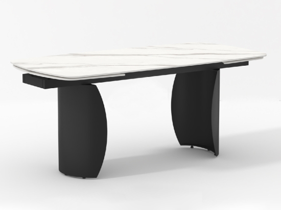 ΤΡΑΠΕΖΙ ΤΡΑΠΕΖΑΡΙΑΣ ΣΕΙΡΑ OBSESSION SM18087 ΚΕΡΑΜΙΚΟ TOP-ΜΕΤΑΛΛΙΚΑ ΠΟΔΙΑ 180x90εκ