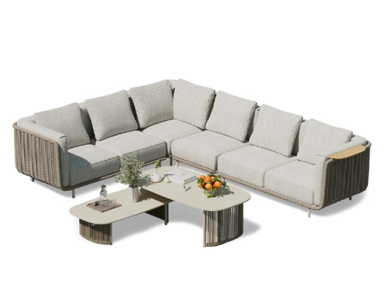 ΣΕΤ ΣΑΛΟΝΙ ΕΞ.ΧΩΡΟΥ 6TMX ΣΕΙΡΑ NEXUS SM6178 ΑΛΟΥΜΙΝΙΟ-TWIST RATTAN-ΤΕΑΚ-SINTERED STONE