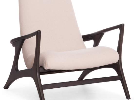 ΠΟΛΥΘΡΟΝΑ LOUNGE ARYA SM9969 ΞΥΛΟ TEAK ΣΕ ΜΑΥΡΟ-ΕΚΡΟΥ ΜΠΟΥΚΛΕ ΥΦΑΣΜΑ 92x80x86Υεκ.