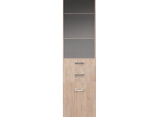 ΒΙΤΡΙΝΑ ΜΟΝΟΦΥΛΛΗ TOP MIX 1D1W1S 40X33X183ΕΚ ΣΟΝΟΜΑ ΜΕ ΣΥΡΤΑΡΙ