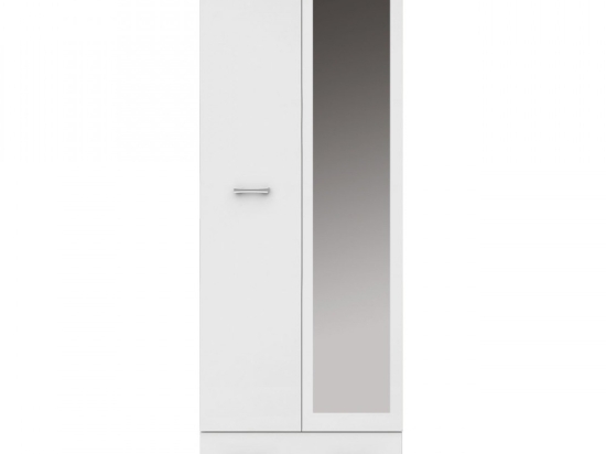 ΝΤΟΥΛΑΠΑ ΔΙΦΥΛΛΗ TOP MIX 60X33X183CM ΛΕΥΚΗ-ΣΟΝΟΜΑ