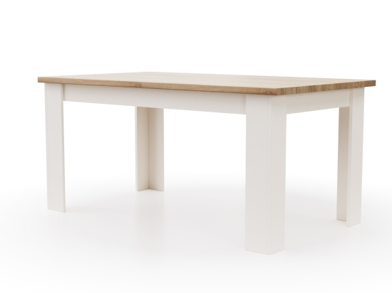 VERNE ΤΡΑΠΕΖΙ KOYZINAΣ 161(210)X90.8X74.5CM ΛΕΥΚΟ-ΦΥΣΙΚΟΣ ΔΡΥΣ