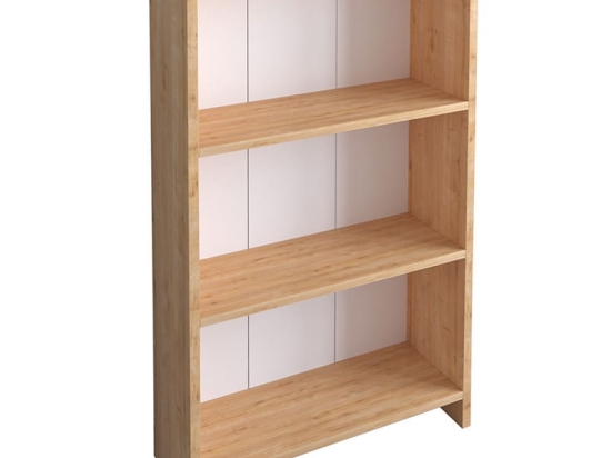 Βιβλιοθήκη Ferma pakoworld sonoma-λευκό 56x20x108εκ
