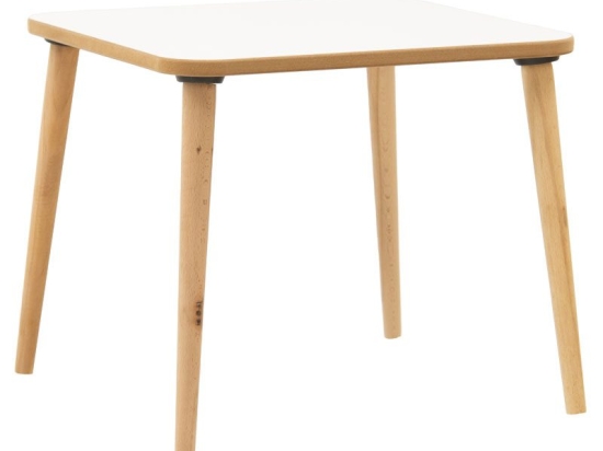 Παιδικό τραπεζάκι Jerry pakoworld λευκό-φυσικό 50x50x43εκ