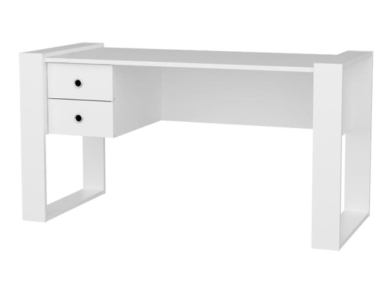 Γραφείο εργασίας Astin pakoworld μελαμίνης λευκό 138x60x72εκ