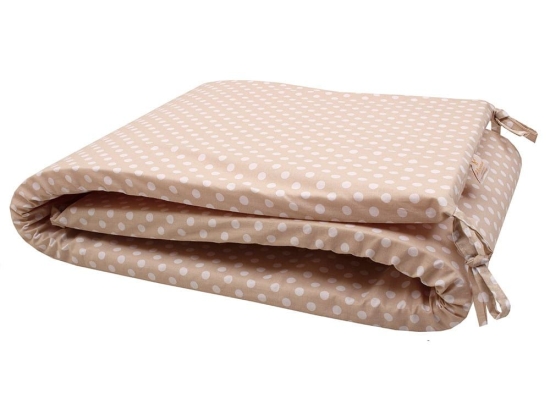 Πάντα Κούνιας Baby Mix & Match 82 Beige Anna Riska 40x165cm 100% Βαμβάκι