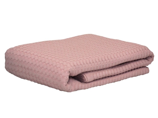 Κουβέρτα Βρεφική Michelle 7 Blush Pink Anna Riska Κούνιας 110x150cm 100% Βαμβάκι