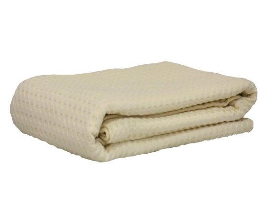 Κουβέρτα Βρεφική Michelle 1 Ivory Anna Riska Αγκαλιάς 80x110cm 100% Βαμβάκι