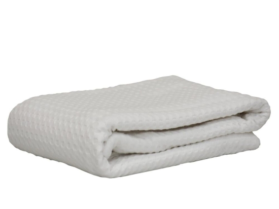 Κουβέρτα Βρεφική Michelle 5 White Anna Riska Κούνιας 110x150cm 100% Βαμβάκι