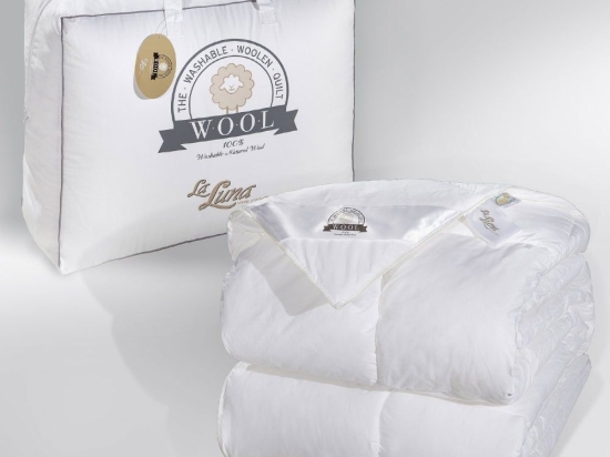 Πάπλωμα The Wool Natural La Luna Υπέρδιπλο 220x240cm Μαλλί