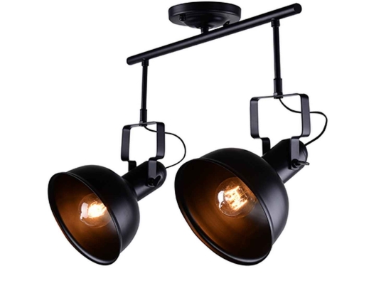 Δίφωτο Φωτιστικό EG167072CB Black Μέταλλο