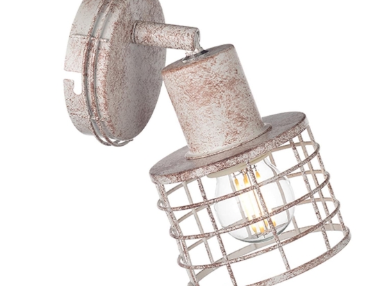 Φωτιστικό Σποτ GN731CAW White & Rust Μέταλλο
