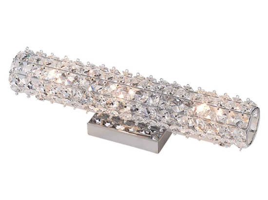 Πλαφονιέρα LIANNA383W Clear Κρύσταλλο,Μέταλλο