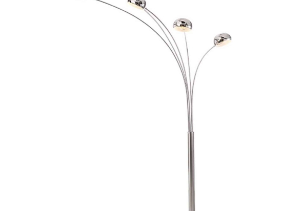 Φωτιστικό Δαπέδου 5Φ ML312461FC Chrome Μάρμαρο