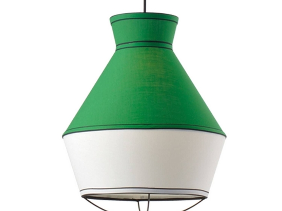 Φωτιστικό Οροφής V371961PE Emerald Μέταλλο,Ύφασμα