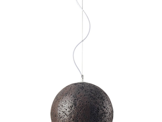Φωτιστικό Οροφής Από Πηλό V372351PBN Dark Brown Πηλός