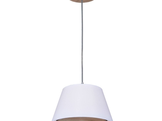 Φωτιστικό Οροφής Με Mdf ZM16281PLW Natural Mdf,Μέταλλο