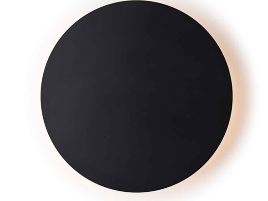 Φωτιστικό Τοίχου Με Mdf ZM1710LEDWB Black Mdf,Μέταλλο