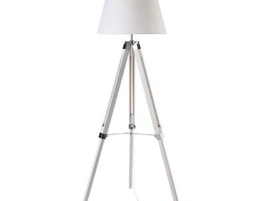 Φωτιστικό Δαπέδου TF17701FWCW White Μέταλλο,Ξύλο