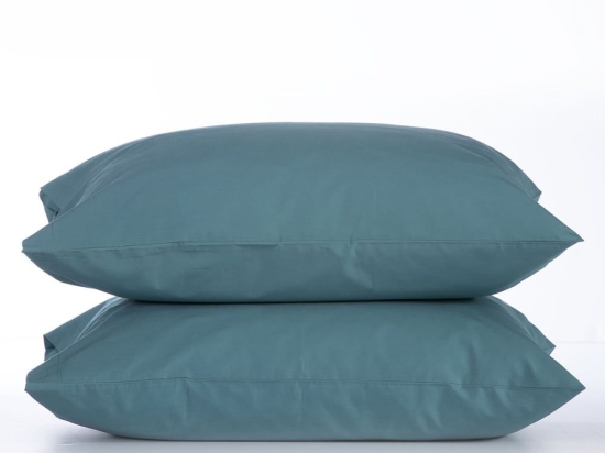 Μαξιλαροθήκη Σετ 2τμχ Basic Dusty Petrol Nef-Nef 52 X 72 52x72cm 100% Βαμβάκι