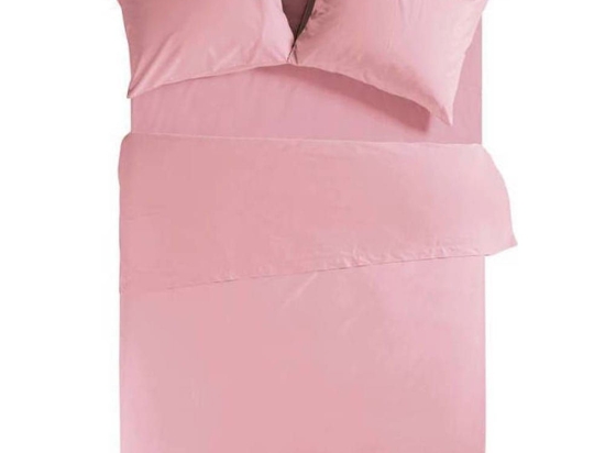 Σεντόνι Με Λάστιχο Basic Pink Nef Nef King Size 180x230cm Με Λάστιχο 100% Βαμβάκι