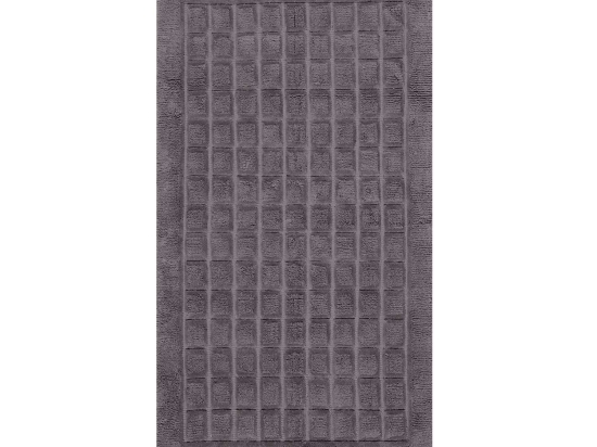 Ταπέτο Μπάνιου Aegean-19 Anthracite Nef-Nef 70X120 70x120cm 100% Βαμβάκι