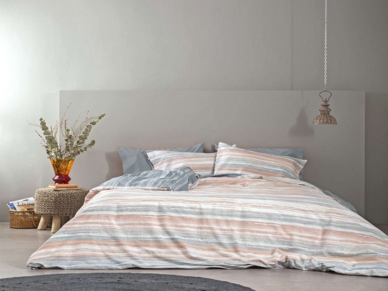 Πάπλωμα Softwood Salmon Nima Υπέρδιπλο 220x240cm Βαμβάκι-Πολυέστερ