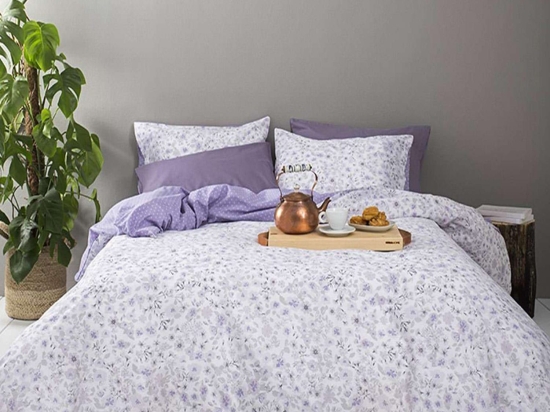 Πάπλωμα Peonia Lilac Nima Υπέρδιπλο 220x240cm 100% Βαμβάκι