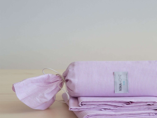 Σεντόνι - Flip Flap Lilac Nima Μονό 170x250cm Χωρίς Λάστιχο 100% Βαμβάκι