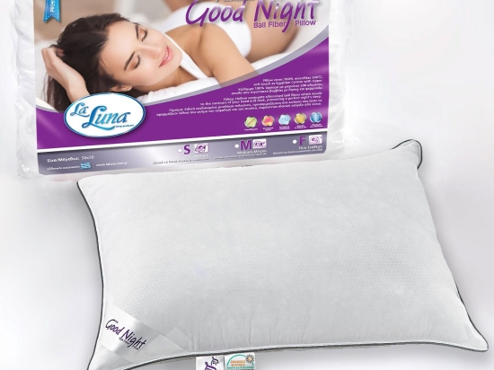 Μαξιλάρι Ύπνου Good Night Premium Soft La Luna 50Χ70 100% Ballfiber