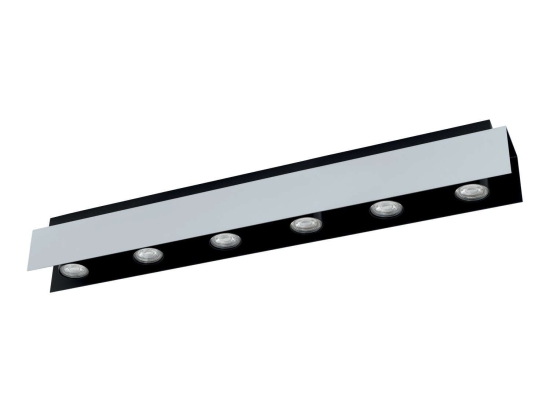 Φωτιστικό Σποτ Led 97964 Black - Silver Viserba Eglo Μέταλλο