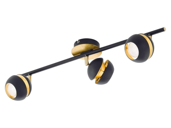 Φωτιστικό Σποτ Led 95484 Black - Gold Nocito Eglo Μέταλλο