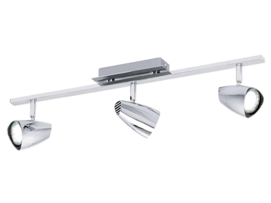 Φωτιστικό Σποτ Led 93674 Chromium Corbera Eglo Μέταλλο,Πλαστικό