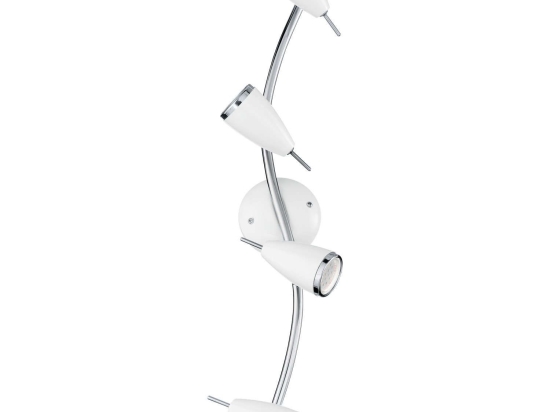 Φωτιστικό Σποτ Led 93133 White Riccio 2 Eglo Μέταλλο,Πλαστικό