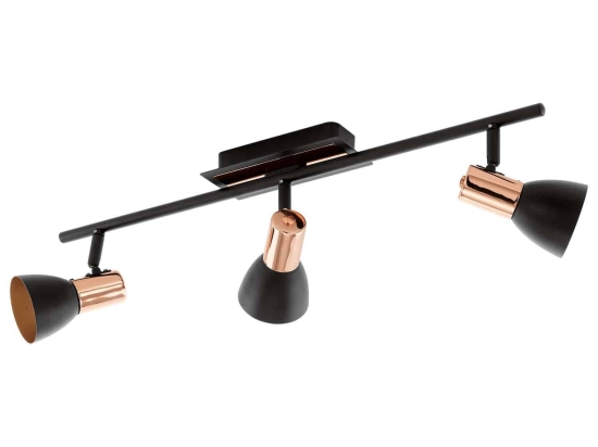 Φωτιστικό Σποτ Led 94586 Black - Copper Barnham Eglo Μέταλλο
