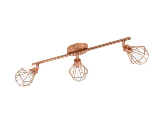 Φωτιστικό Σποτ Led 95547 Copper Zapata Eglo Μέταλλο,Γυαλί