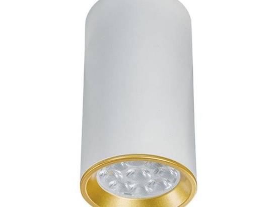 Φωτιστικό Σποτ Οροφής S033 White - Gold Αλουμίνιο