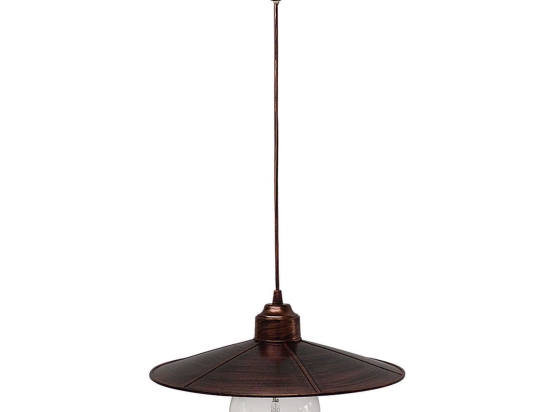 Φωτιστικό Οροφής Κρεμαστό LP-180K 1/L 11-0156 Copper Πλαστικό