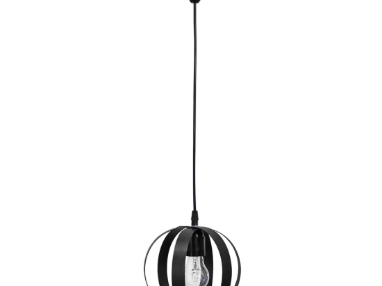 Φωτιστικό Οροφής Κρεμαστό Lama/18 1/L Pendel 34-0059 Black Μέταλλο