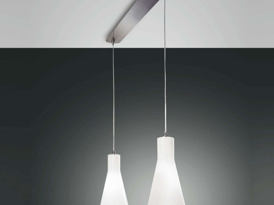 Φωτιστικό Οροφής Ράγα Diana 2753-46-138 Chromium Fabas Luce Μέταλλο,Γυαλί