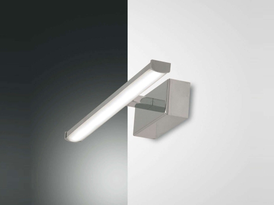 Φωτιστικό Τοίχου - Απλίκα Led Nala 3361-21-138 Chrome Fabas Luce Μέταλλο