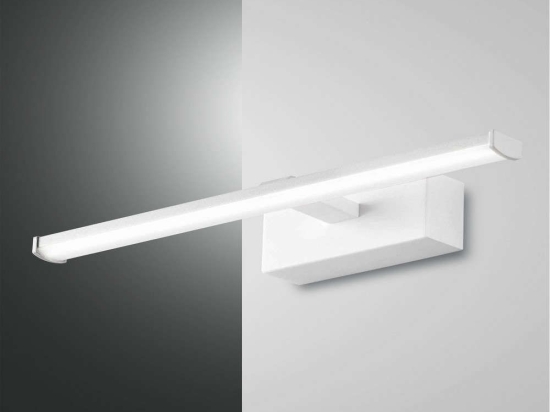 Φωτιστικό Τοίχου - Απλίκα Led Nala 3361-21-102 White L.300 Fabas Luce Μέταλλο, Μεθακρυλικό