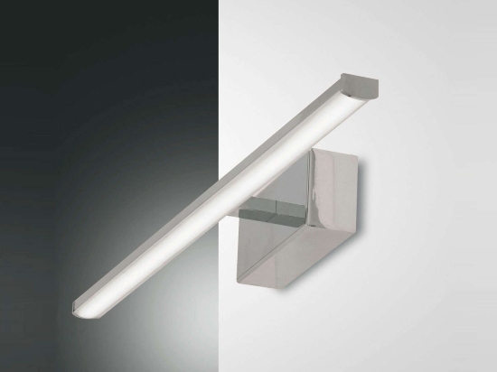 Φωτιστικό Τοίχου - Απλίκα Led Nala 3361-26-138 Chrome Fabas Luce Μέταλλο