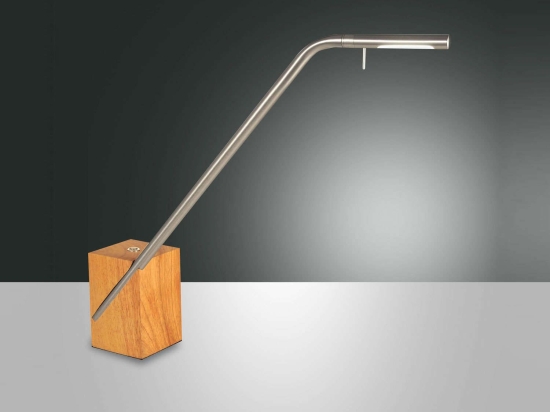 Φωτιστικό Γραφείου Led Viktor 3385-30-178 Nickel Fabas Luce