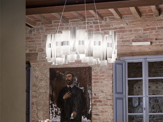 Φωτιστικό Οροφής La Lollo L White Slamp Αλουμίνιο,Πολυπροπυλένιο