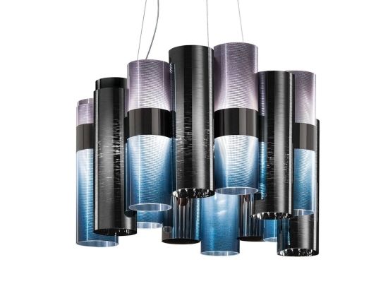 Φωτιστικό Οροφής Led La Lollo M Gradient Slamp Αλουμίνιο,Πολυπροπυλένιο