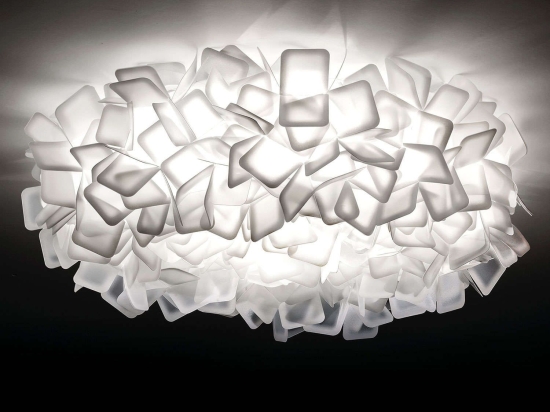 Φωτιστικό Οροφής-Πλαφονιέρα Clizia Large White Slamp Αλουμίνιο,Πολυπροπυλένιο