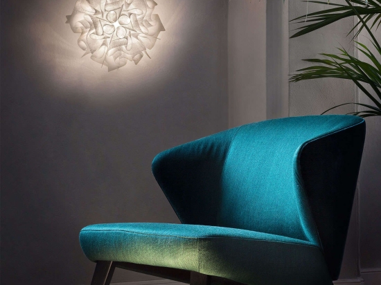 Φωτιστικό Οροφής - Πλαφονιέρα 1xE14 Veli Mini Couture Slamp Αλουμίνιο,Πολυπροπυλένιο
