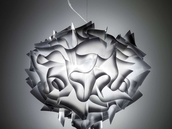 Φωτιστικό Οροφής Veli Large Charcoal Slamp Αλουμίνιο,Πολυπροπυλένιο